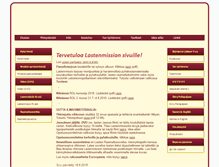 Tablet Screenshot of lastenmissio.fi